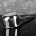 Ковш из нержавеющей стали с длинной ручкой, 1,8 л, 41×16×9,5 см, металлическая ручка, цвет серебряный - Фото 3