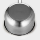 Ковш, 1.8 л, 41×16.5×9.5 см, с длинной ручкой, нержавеющая сталь - Фото 4