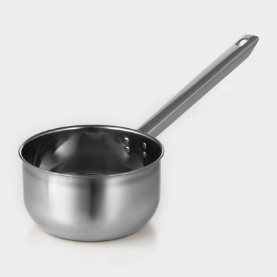 Ковш, 2.1 л, d=18 см, с длинной ручкой, нержавеющая сталь