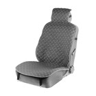 Накидка на сиденье "Лён" 140 х 52 см, серый - фото 10797097
