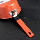 Ковш «Мрамор светлый», 450 мл, силиконовая ручка, антипригарное покрытие, углеродистая сталь, цвет МИКС - Фото 4