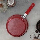 Ковш «Мрамор светлый», 750 мл, силиконовая ручка, антипригарное покрытие, цвет МИКС - Фото 4