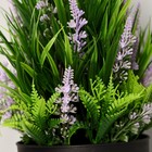 Искусственный цветок «Лаванда с папопротником и травой», 10×28 см, МИКС - фото 60779409