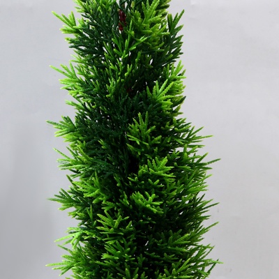 Искусственный цветок в горшке«Туя стройная», 10×40 см, h горшка 9 см