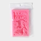 Силиконовый молд «Зимнее утро», 11,5×7,3 см, цвет розовый - Фото 4