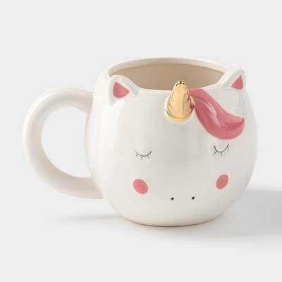 Кружка «Единорог», 550 мл, доломит, белая