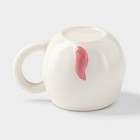 Кружка «Единорог», 550 мл, доломит, белая - Фото 3