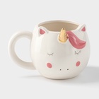 Кружка «Единорог», 550 мл, доломит, белая - Фото 3