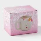 Кружка «Единорог», 550 мл, доломит, белая - Фото 4