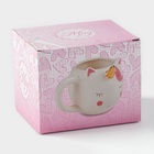 Кружка «Единорог», 550 мл, доломит, белая - Фото 6