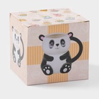 Кружка «Панда», 480 мл, керамика, белая, чёрная - Фото 5