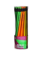 Карандаш чернографитный ErichKrause. JOY, HB, с ластиком, круглый, пластиковый, неоновый корпус, МИКС - Фото 12
