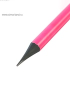 Карандаш чернографитный ErichKrause. JOY, HB, с ластиком, круглый, пластиковый, неоновый корпус, МИКС 4418509