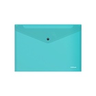 Папка-конверт на кнопке А4, 140 мкм, ErichKrause Fizzy Vivid, глянцевая, вмещает до 120 листов, полупрозрачная, микс - Фото 4