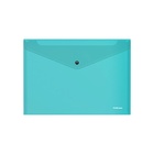 Папка-конверт на кнопке А4, 140 мкм, ErichKrause Fizzy Vivid, глянцевая, вмещает до 120 листов, полупрозрачная, микс - Фото 5