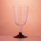 Бокал пластиковый одноразовый для вина «Кристалл», 200 мл, 6 шт/уп, цвет МИКС - Фото 3