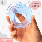 Прорезыватель охлаждающий с водой Крошка Я «Яблочко», голубой - Фото 2