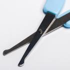 Ножницы детские безопасные Крошка Я от 0 мес., цвет голубой - Фото 3