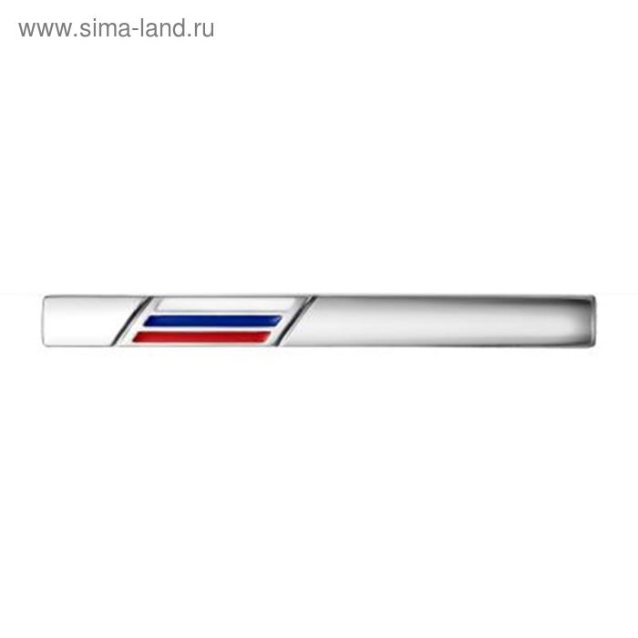 Зажим для галстука «Флаг» посеребрение - Фото 1