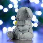 Мыло фигурное "Мышонок в шарфе" серый 80г - Фото 2