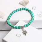 Браслет с подвеской «Бирюза», шар №8, подвеска МИКС - Фото 8