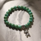 Браслет с подвеской «Бирюза», шар №8, подвеска МИКС - Фото 4