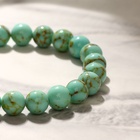 Браслет с подвеской «Бирюза», шар №8, подвеска МИКС - Фото 5