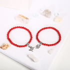 Браслет с подвеской шар №6 «Коралл» ,d=5.5 см - Фото 2