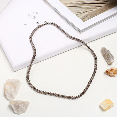 Бусы шар №4 «Топаз», 45 см