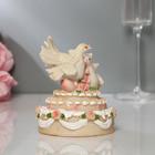 Фигурка для торта "Парочка голубей", полистоун, 27х13х15 см - Фото 3
