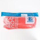 Шерсть для валяния "Кардочес" 100% полутонкая шерсть 100гр (126 яр. коралл) - Фото 5