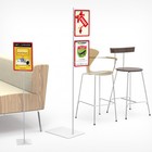 Рама из ударопрочного пластика с закругленными углами А4, без протектора, цвет белый - Фото 7