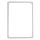 Рама из ударопрочного пластика с закругленными углами А4, без протектора, цвет белый - Фото 2