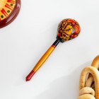 Сахарница дерево хохлома «Гамма», с ложкой, 10.5×7.5 см - Фото 5