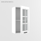 Шкаф навесной «Вегас. В400», со стеклом, 300×400×720 мм, цвет белый - Фото 1