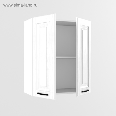Шкаф навесной двухдверный «Вегас. В600», 300×600×720 мм, цвет белый