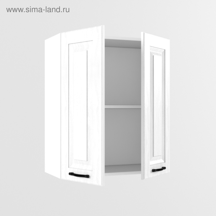 Шкаф навесной двухдверный «Вегас. В600», 300×600×720 мм, цвет белый - Фото 1