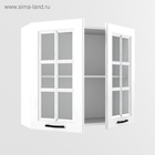 Шкаф навесной «Вегас. В800», со стеклом, 300×800×720 мм, цвет белый - Фото 1