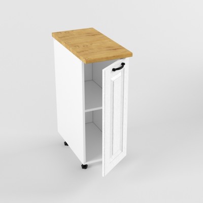 Шкаф напольный «Вегас», 600×300×850 мм, цвет белый