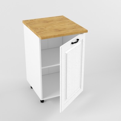 Шкаф напольный «Вегас», 600×500×850 мм, цвет белый