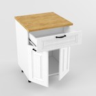 Шкаф напольный «Вегас. Н600», 1 ящик, 2 двери, 600×600×850 мм, цвет белый - Фото 1