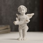 Сувенир полистоун "Белоснежный ангелочек с рукописью" 8,5х4,5х4 см - фото 8828382