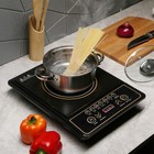 Плитка электрическая Luazon LIP-001, индукционная, 1 конфорка, 2100 Вт, чёрная - Фото 5