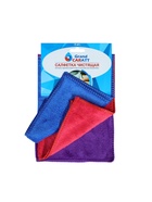 Тряпка для мытья автомобиля, Grand Caratt, микрофибра, 300 г/м², 20×30 см, набор 3 шт. - Фото 4