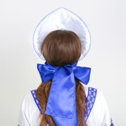 Кокошник «Цветы люпины» на белом - Фото 2