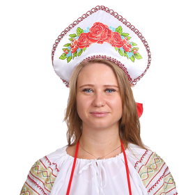 Кокошник «Розы с незабудками»
