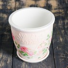 Горшок цветочный "Шебби-шик" № 2 (D12) Готика Шнур,  0,85 л - фото 40380348