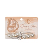 Заколка - автомат для волос «Жемчужная ветвь», 8 см, белая - Фото 4