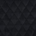 Накидки на сиденья, перед+зад, велюр, черный, набор 5 шт - фото 8467574