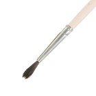Кисть Белка круглая № 2 (диаметр обоймы 2 мм; длина волоса 12 мм), деревянная ручка, Calligrata - Фото 2